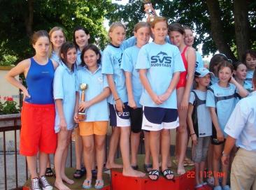 2008 Finale Kindermannschaft 2. Platz Ella Cathi Lara Valerie Lucia