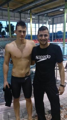 2014 EM Berlin Dario Tunjic & Trainer Hunor
